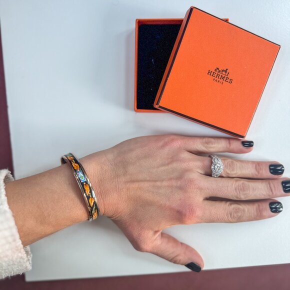 COPY - Hermès Narrow Enamel Bangle with Box - Picture 4 of 5